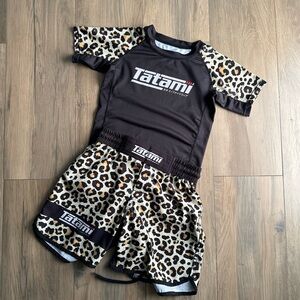 Tatami Kids Leopard Print No-Gi Set